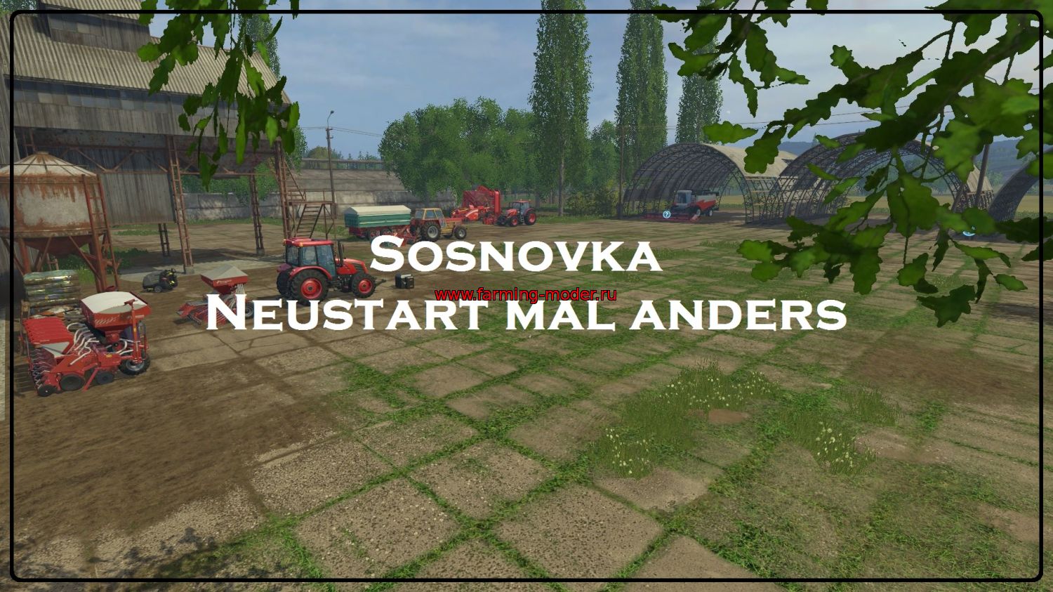 Farming simulator 17 карта сосновка