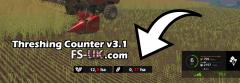 Мод "FS15_ThreshingCounter_v3_1" для Farming Simulator 2015