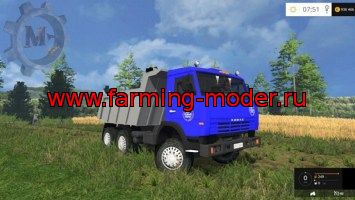 Мод "Kamaz_65115_mup" для Farming Simulator 2015.