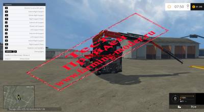 Мод "VOLVO FH16 750 10X4 FRAME FLT SEMI V2" для Farming Simulator 2015