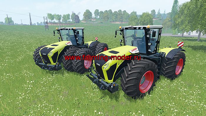 Мод"CLAAS XERION 5000 V1.0 " для Farming Simulator 2015