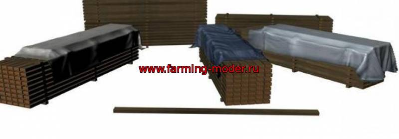 Объект"WOODPILE SET V1.0 " для Farming Simulator 2015