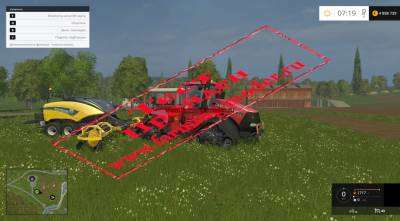 Мод "New_Holland_BB1290_Nadal_R90.V0.1" для Farming Simulator 2015