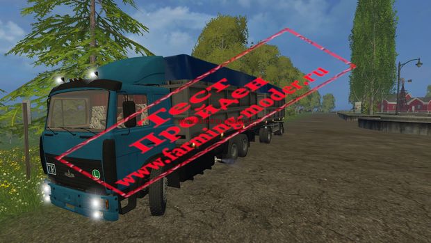 Мод" Maz_630308_Maz_83781_by_VovKa_WinSK " для Farming Simulator 2015