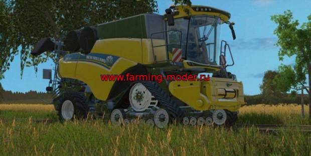 Мод "NEW HOLLAND CR10.90 REAL ENGINE" для Farming Simulator 2015