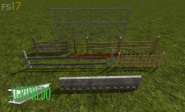 Объект I3D "FENCING PACK V 1.0" для FS-2017