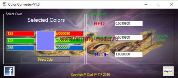 Color Converter V 1.0