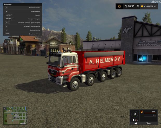 Мод "MAN A HELMER B.V V2.1 TRUCK" для Farming Simulator 2017