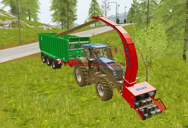 Мод щеподробилка BRUCKS UN v 1.0 Farming Simulator 2017