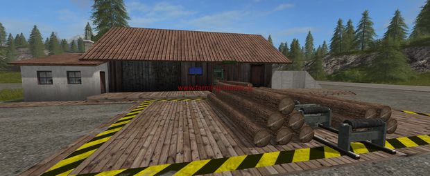 Мод placeable "Saegewerk V 1.0.1" для FS 2017