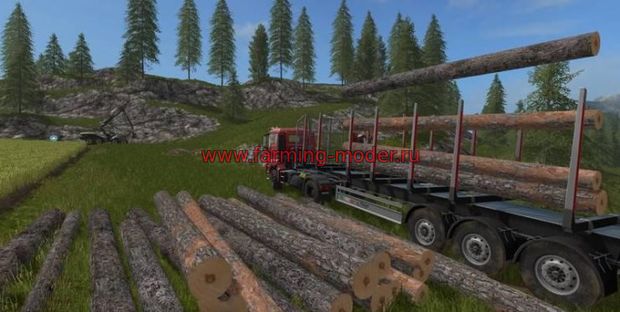 Скрипт "FLIEGL TIMBER RUNNER AUTO НАГРУЗКИ ДРЕВЕСИНЫ V1.1.0" для FS-2017