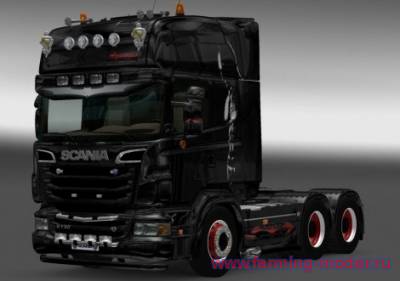 Скин Бэтман на Scania