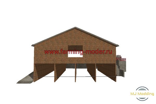 Объект I3D "cow-shed" для FS-2017