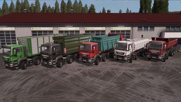 Мод "Man TGS AgroTruck Pack" для FS-2017