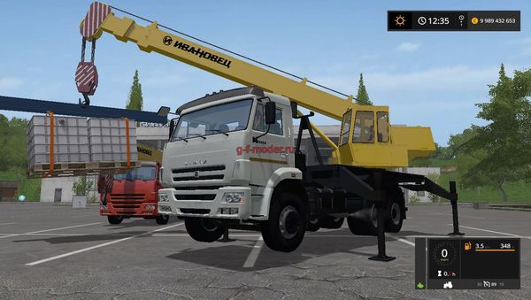 Мод "КАМАЗ 6520-73 АВТОКРАН V1.0" для FS-2017