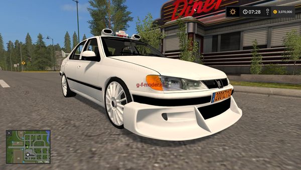 Мод "PEUGEOT 406 TAXI V1.0" для FS-2017