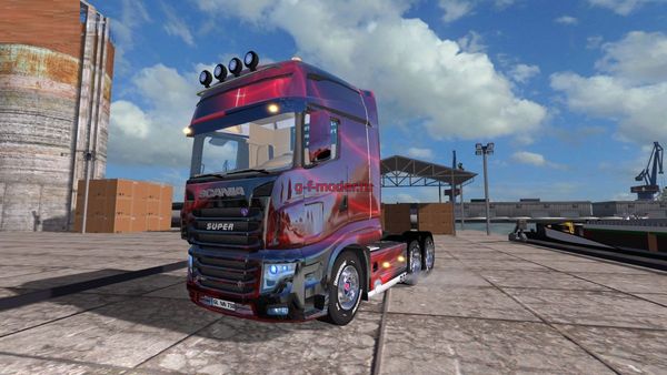 Мод "SCANIA R700 RED V 1.0" для FS-2017