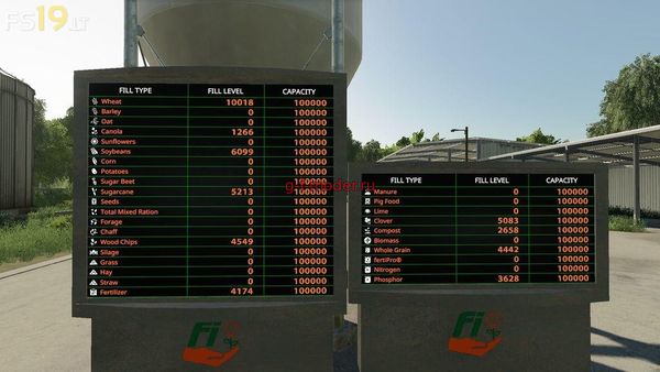 SILO DISPLAYS V 1.0 FS-19