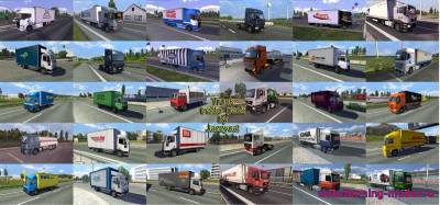 Euro Truck Simulator 2 "ТРАФИК ГРУЗОВИКОВ ОТ JAZZYCAT V1.8.1"