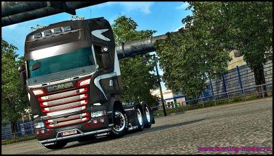 Euro Truck Simulator 2 "МОД SCANIA RJL TOPLINE"